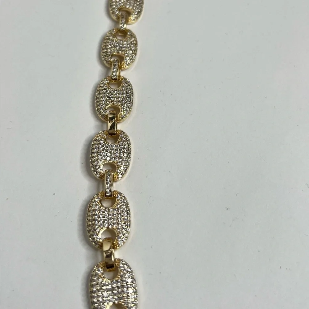 14k goldfilled puffer bracelet - Picture 4 of 4